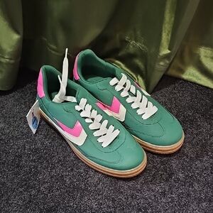 Dolce Vita Green and Pink Sneakers with White Accents